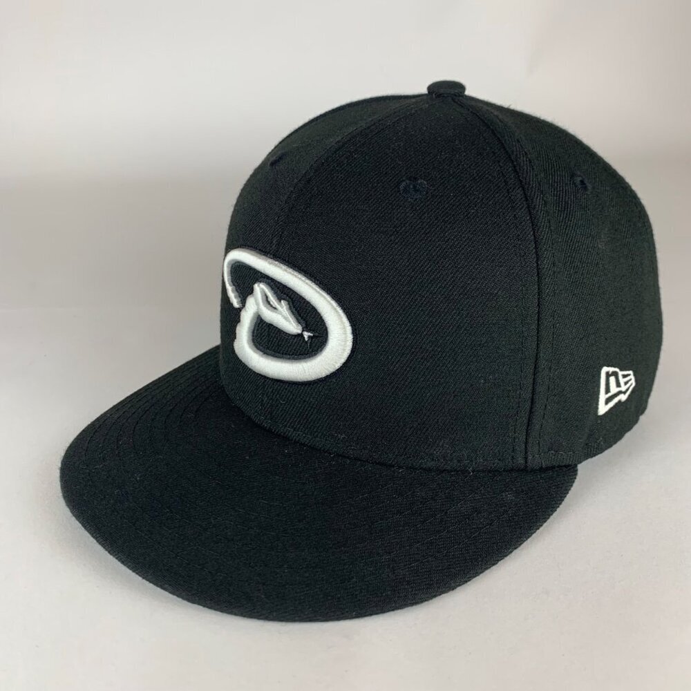 Arizona Diamondbacks MLB Black New Era 59Fifty Fitted Hat Mens 7 5/8